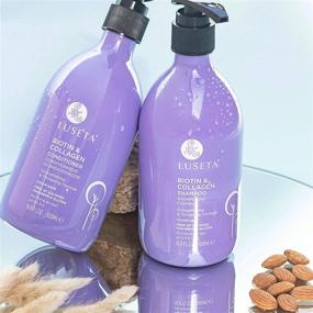 img 1 attached to 💆 Biotin Collagen Shampoo and Conditioner by Luseta