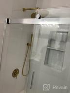 img 1 attached to Experience Total Bliss With TRUSTMI'S 12-Inch Luxury Shower System In Brushed Brass Gold Finish With Pressure Balanced Valve And Rainfall/Handheld Showerhead Set review by Robert Lewis