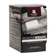 💅 effortless nail polish removal: rc red carpet manicure remove wraps, 100 count" logo