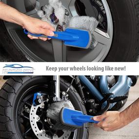 img 1 attached to 🚗 Relentless Drive Car Wheel Brush: Ultimate Tire and Wheel Cleaning Solution for Cars, Trucks, SUVs, and Motorcycles