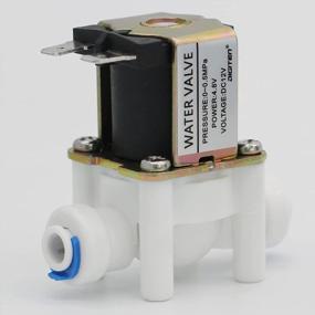 img 2 attached to DIGITEN DC 12V 1/4" Inlet Feed Water Solenoid Valve Quick Connect N/C Normally Closed No Water Pressure