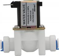 digiten dc 12v 1/4" inlet feed water solenoid valve quick connect n/c normally closed no water pressure logo