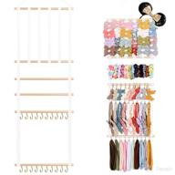 🎀 oaoleer 3-in-1 headband & bow holder: hanging storage for girls hair bows, scrunchies & clips organizer logo