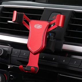 img 4 attached to 📱 Beerte Phone Holder: Adjustable Car Air Vent Mount for BMW 3 Series 2012-2018, 4 Series 2013-2019 - 360° Rotation, Dashboard Cell Phone Mount for Any Size Phone (Alloy-Red)