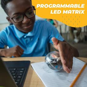 img 2 attached to Programmable App-Enabled Sphero BOLT Robot Ball With Sensors, LED Matrix, Infrared & Compass - STEM Educational Toy For Kids To Learn JavaScript, Scratch & Swift