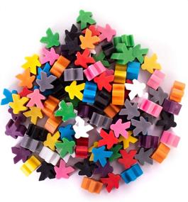 img 3 attached to Upgrade Your Board Game With 100 Colorful 16Mm Plastic Meeples - Strategy Game Expansion Set