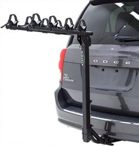 img 4 attached to Folding Hitch Bicycle Rack For 4 Bikes By Rage Powersports Elevate Outdoor