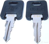 🔑 ilco keys: rv motorhome trailer keys cut to lock/key number hf326 to hf351 - perfect for travel trailer, motor home, toy hauler, and more! (hf339) logo