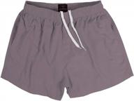 madhero men's solid swim trunks with 3" inseam and mesh lining - perfect bathing suit for active water activities logo