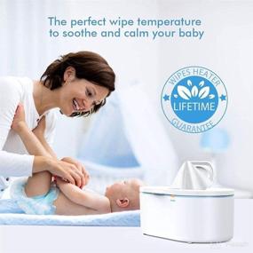 img 2 attached to 👶 Wipe Warmer for Babies - Baby Wet Wipes Dispenser with Soft Lighting, Large Capacity, Efficient Overall Heating, Ultra Quiet (Model 1931us)