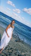 img 1 attached to JAEDEN Wedding Dress Beach Bridal Dress Chiffon Wedding Gown Strapless Bride Dress Sweetheart Wedding Dresses review by Brian Forbis