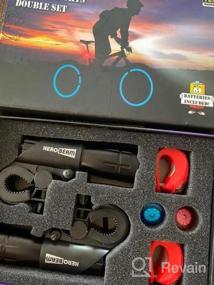 img 4 attached to Discontinued Genuine HeroBeam® Bike Lights Double Set - Get It Now!