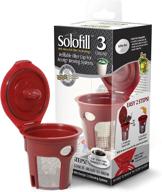 solofill - solofill chrome refillable filter cup for keurig (pack of 1 ea) logo