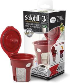 img 2 attached to SOLOFILL - Solofill Chrome Refillable Filter Cup For Keurig (Pack Of 1 Ea)