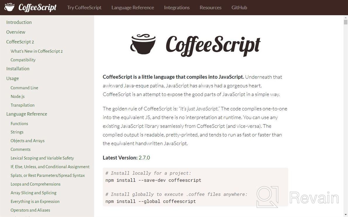 img 1 attached to CoffeeScript review by Andres Imaging