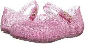 img 1 attached to 👟 Glittery Mini Melissa Campana Flats for Toddler Girls' Shoes