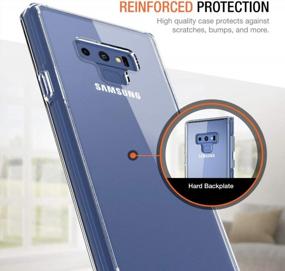 img 1 attached to Galaxy Note 9 Case: Trianium Clarium Series With Reinforced Corner Protection For Samsung Galaxy Note9 Phone (2018) - Clear