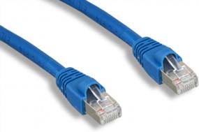 img 4 attached to 75-футовый FTP-кабель категории 6A с формованным чехлом без зацепов — синий (ZNWN3940-75) | Кабельера