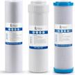 3-stage water filter replacement set for filtration systems logo