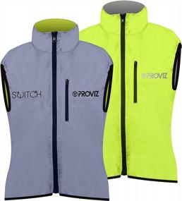 img 4 attached to 100% Reflective Cycling Vest For Women - Proviz Switch