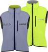 100% reflective cycling vest for women - proviz switch logo