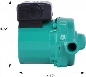 img 3 attached to Highly Efficient 110V NPT3/4'' Domestic Water Circulation Pump With 3-Speeds For Hot Water Recirculation And Solar Heater/Faucet Applications (RS15/6G)