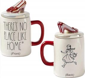 img 4 attached to Wizard Of Oz-Inspired Mug With "There'S No Place Like Home" Quote And Ruby-Red-Slipper Top By Rae Dunn