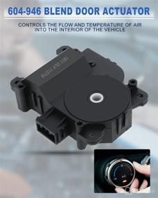 img 2 attached to 🚗 Honda Civic 2006-2011 HVAC Blend Door Actuator A/C Set - Replace 79140SNAA01 - 604-879 - (1 Piece)