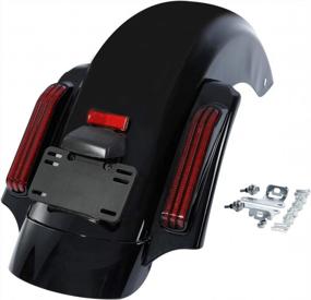 img 2 attached to XFMT LED Rear Motorcycle Fender System For Harley Touring Road King Electra Street Glide 2014-2022
