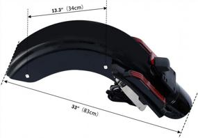img 1 attached to XFMT LED Rear Motorcycle Fender System For Harley Touring Road King Electra Street Glide 2014-2022