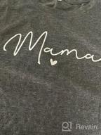 img 1 attached to Stay Stylish And Comfy With Our Mama Letter Print T-Shirt For Women: Perfect For Mom Life! review by Michelle Davis