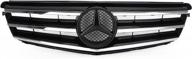 topteng led emblem front upper grill grille replacement for benz w204 c300 c350 2008-2014 – not suitable for c63 amg logo