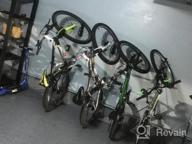 картинка 1 прикреплена к отзыву Voilamart Bicycle Wall Mount Hanger - Pack Of 4 Bike Storage Hooks For Garage Shed, 66Lb Max Capacity Per Single Bike от John Benjamin