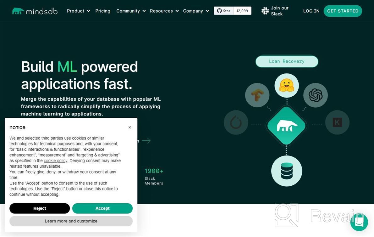 img 1 attached to MindsDB review by Ryan Gilliam
