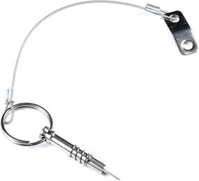 img 3 attached to Stainless Steel Bimini Quick Pin With Drop Cam & Spring, 1/4" X 1" Grip - Pack Of 10 With Lanyard To Prevent Loss