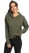 women's oversized fleece pullover hoodie with cowl neckline and free cut cropped hem logo