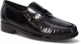 img 2 attached to 👞 Milano Slip-On Loafer in Black by Florsheim