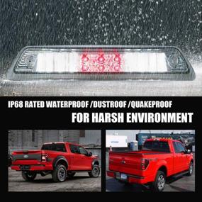 img 3 attached to 2009-2014 Ford F-150 LED High Mount Third Brake Light - Chrome Housing with Clear Lens