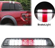2009-2014 ford f-150 led high mount third brake light - chrome housing with clear lens logo