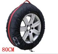 🚗 ken-tool car black red spare tire tyre wheel cover bag with carrying handles - effective car wheel protector and storage bag (1pcs of pack, 80cm) logo