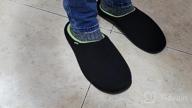 img 1 attached to Men'S Knit Slippers With Arch Support - Warm Slip-On House Shoes By WHITIN review by Cody Mckechnie