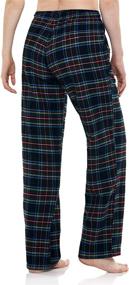 img 3 attached to CQR Women'S 100% Cotton Flannel Plaid Pajama Pants, Soft Brushed Lounge & Sleepwear PJ Bottoms With Pockets For Women