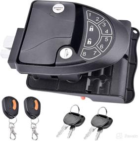 img 4 attached to 🔐 RISTOW RV Keyless Entry Door Lock - Waterproof & Shockproof | 2 Key Fobs | Backlit Keypad | 100% Metal | Easy Install Tools | Ideal for Travel Trailer & Camper