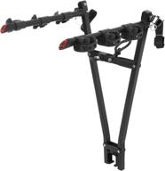 🚲 curt 18013 clamp-on trailer hitch bike rack mount: 3-bike carrier for 2-inch shank, black - efficient & stylish! логотип