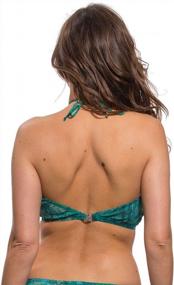 img 1 attached to Sizzle In Style With Kiniki Santorini Tan Through Bandeau Bikini Top