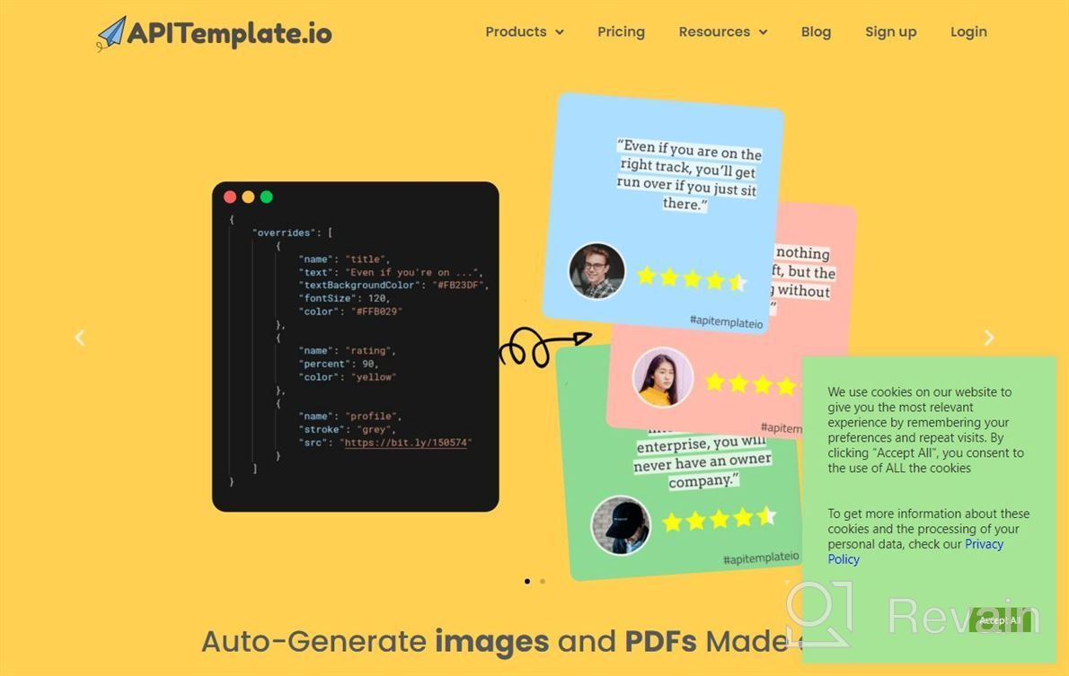 img 1 attached to APITemplate.io review by Matt Vanlaere