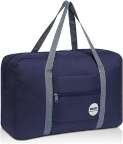 img 4 attached to Spirit Airlines-Approved Foldable Travel Duffel Bag For Women With Underseat Storage - Personal Item Bag Measuring 18X14X8 Inches