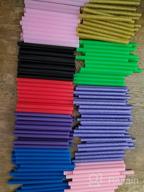 картинка 1 прикреплена к отзыву Bulk Pack Of 200 Colored Hot Glue Sticks For DIY Crafts And Repairs - Gold, Black, Yellow, Pink, Red, Purple - Hot Melt Adhesive Mini Glue Sticks от Caleb Olsen