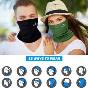 img 2 attached to Neck Gaiter Summer Sun Protection Face Cover Mask Cooling Neck Scarf Anti Dust Windproof Bandana For Hiking Cycling Fishing