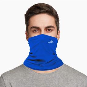 img 3 attached to Neck Gaiter Summer Sun Protection Face Cover Mask Cooling Neck Scarf Anti Dust Windproof Bandana For Hiking Cycling Fishing